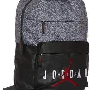 Jordan Bags Air Jordan Pivot Black Cement Backpack Bookbag